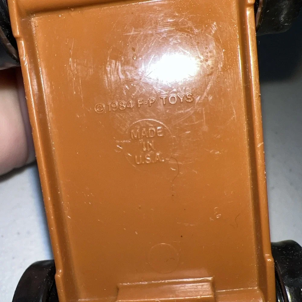 Vintage Fisher Price Little People Zoo #916 Tram Train Trolley Cars Blue 1984